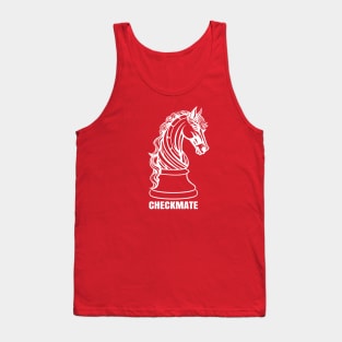 Checkmate - Horse Chess Piece (white) Tank Top